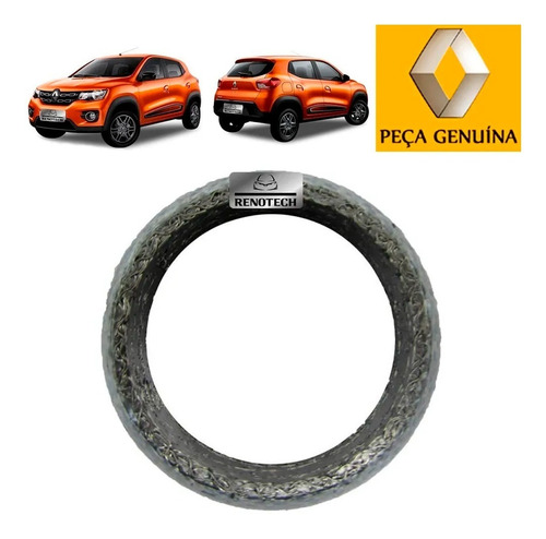 206950526r Anel De Vedação Catalisador Escape Kwid 1.0 12v