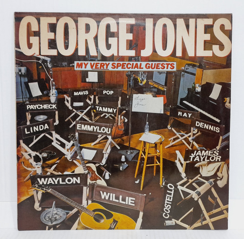 George Jones My Very Special Guests Lp Vinilo 