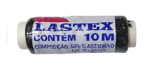 Lastex São José Elástico Artesanato 10 Metros - 100 Unidades