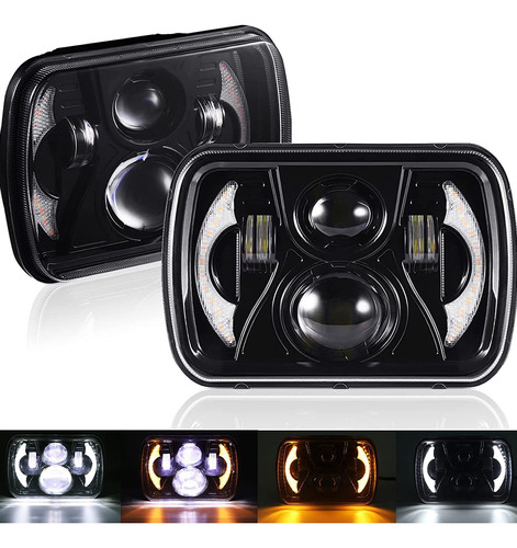 Faros De Coche Led Led En Pulgadas. Jeep. Pack Ip67 Ford Par