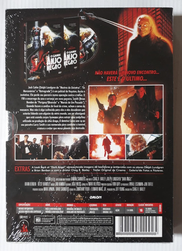 Dvd O Grande Anjo Negro - Dolph Lundgren - Lacrado Com Luva