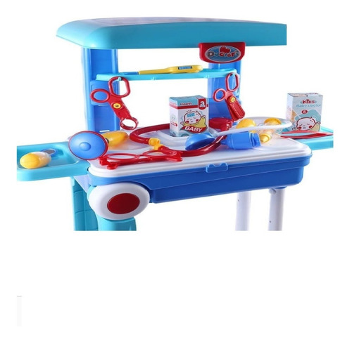 Set Medico Para Niños 2 En 1 Little Doctor Convierte Maletín