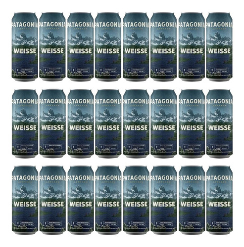 Cerveza Patagonia Weisse Lata 410 Ml Pack X 24 Unidades
