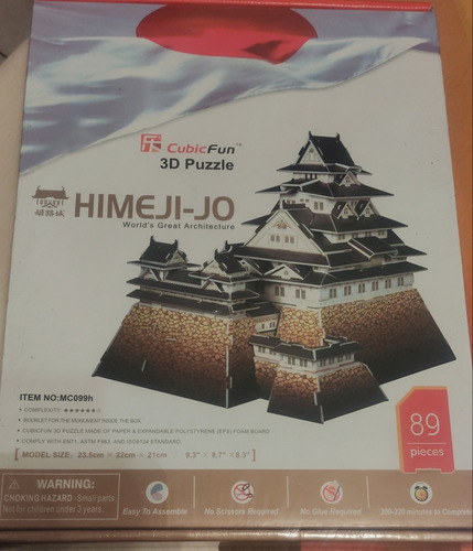 Rompecabeza 3d Himeji-jo, Nuevo