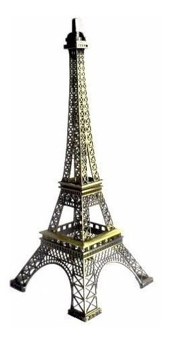 15 Centro De Mesa Torre Eiffel 25 Cm Metal Con Caja Envíos