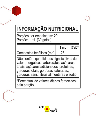 Kit 3 Extratos De Própolis Vermelha 20 Ml- Apis Flora Saúde