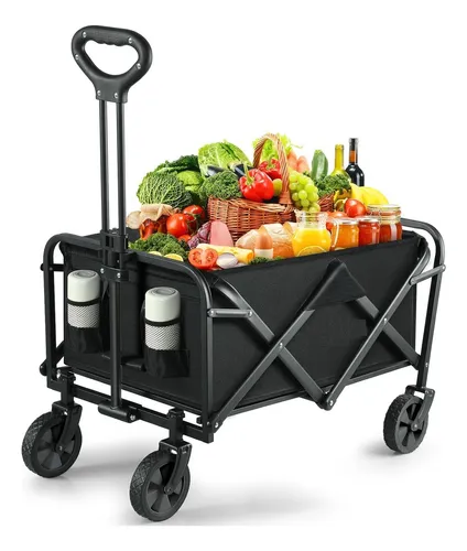 comprar Carro De Mano Genérica Carros Camping Aire Libre Color Negro