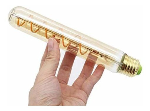 T Bombilla Led Tubo Regulable Edison Vintage Tubular