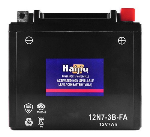 Bateria Haijiu Gel 12n7-3b,  B7l-b, B7l-b2 Zanella Rx 150