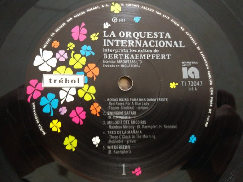La Orquesta Internacional Lp Bert Kaempfert Y (Usado)
