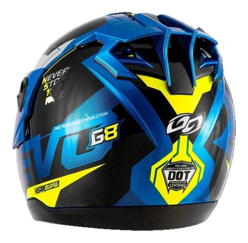 Imagem 2 de 3 de Capacete Evolution Protork 2020 788 G8 Evo Com Narigueira