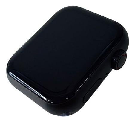Relógio Smart Serie 9 Inteligente Hw9 Mini Preto Original Preto Mesh Preto Preto