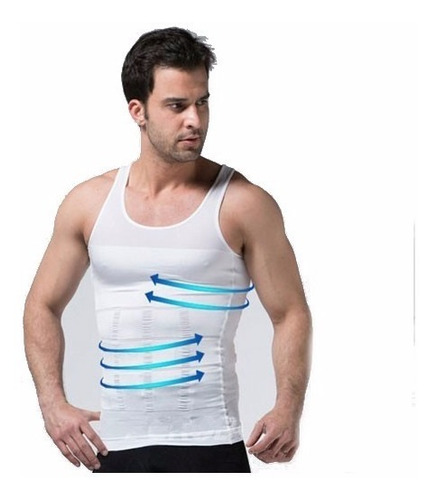 Camiseta Faja Termica Reductora Hombre Adelgaza Slim`n Lift