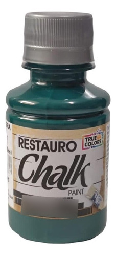 Tinta Restauro Chalk Paint 100ml Alta Cobertura -true Colors Cor Floresta negra