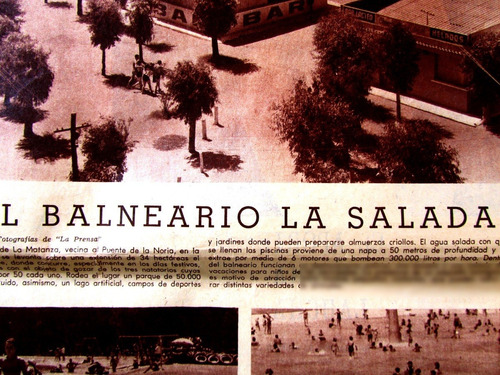 En El Balneario De La Salada 1967 La Prensa
