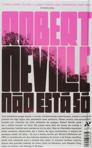 Eu Sou A Lenda, De Matheson, Richard. Aleph, Capa Dura, 2015