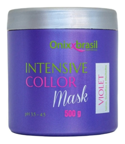 Matizador Desamarelador Máscara Intensive Color Violet Onix