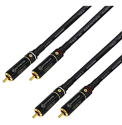 4 Pies Rr Par De Cables De Interconexion De Audio De Alta D