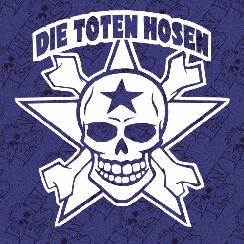 Calco Die Toten Hosen Skull Plotter Vinilo