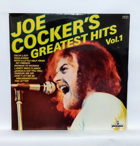Lp Joe Cocker Greatest Hits Vol.1 Importado Zerado Raridade 