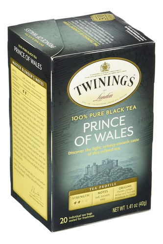 Té Negro De Otoño Twinings Of London Prince Of Wales 20 Pzs