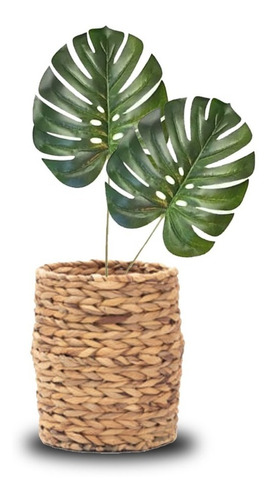 Planta Artificial Hoja Costilla De Adan Deco Interiores 70cm