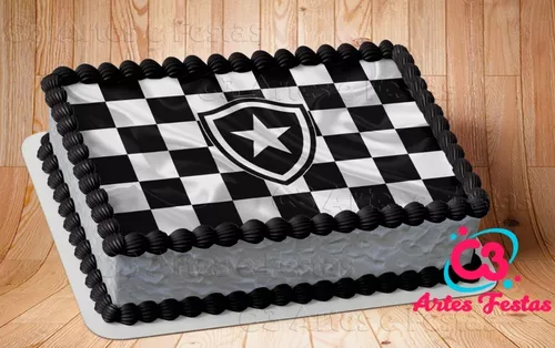 Bolo Botafogo  Bolo botafogo, Bolo, Bolo lindo de aniversário