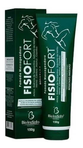 Kit 12 Pomada Fisiofort Massageadora Bio Instinto Atacado