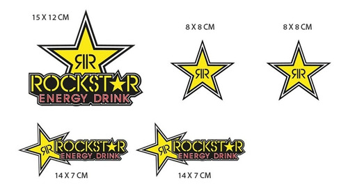 Stickers Rock Star Energy Drink