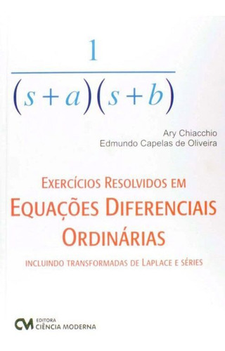 Exercícios Resolvidos Em Equações Diferenciais Ordinárias..., De Nan. Editora Ciencia Moderna Em Português