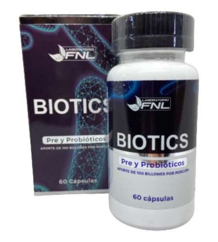 Biotics Pre Y Probióticos 60 Caps 100 Billones Fnl 