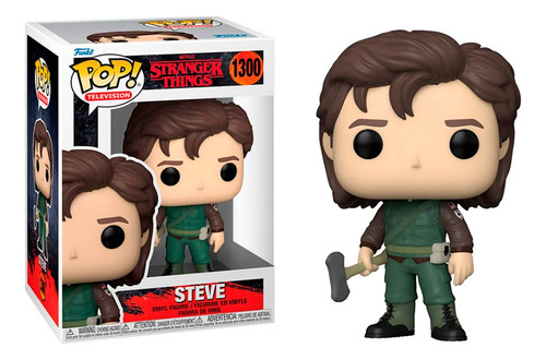 Steve As A Hunter Funko Pop 1300 Stranger Things 4 Tv Serie