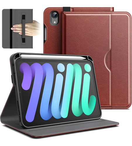 Jetech Funda P/ iPad Mini 6 8,3 Pulgadas Modelo 2021 Marron