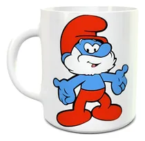 Comprar Taza Cerámica Sublimada Los Pitufos Papá Pitufo Blanco Los Pitufos Papá Pitufo D1