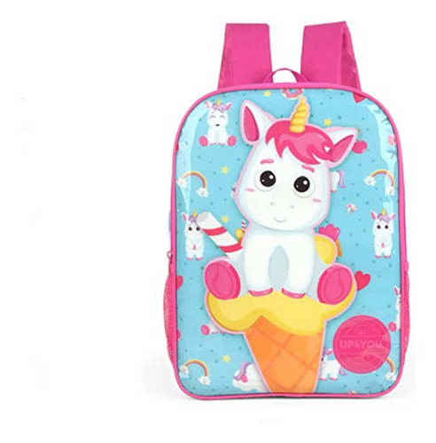 Mochila Infantil Maxlog Unicornio Pink - Is36651up