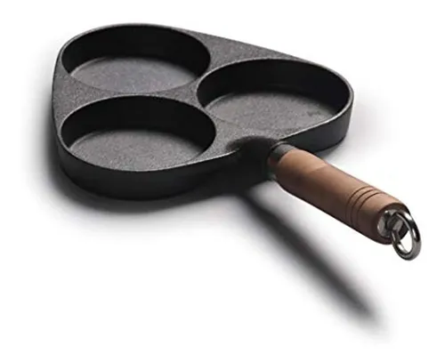 comprar Sarten De Huevo De Hierro Fundido De 3 Tazas, Sarten Antia