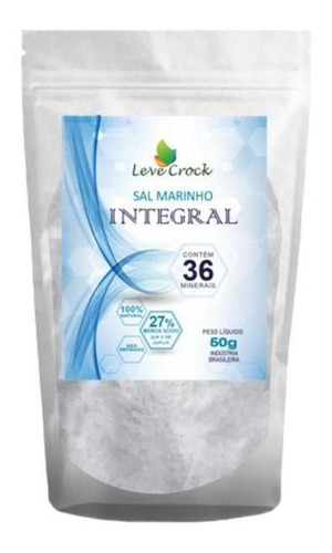 Sal Marinho Integral Leve Crock 50g