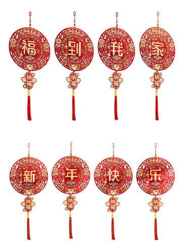 2 Juegos De 4 Uds. Decoración De Año Nuevo Chino