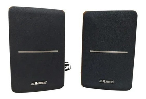 Parlantes 2.1 Altavoz Pc Computador Usb Plug 3.5mm Madera