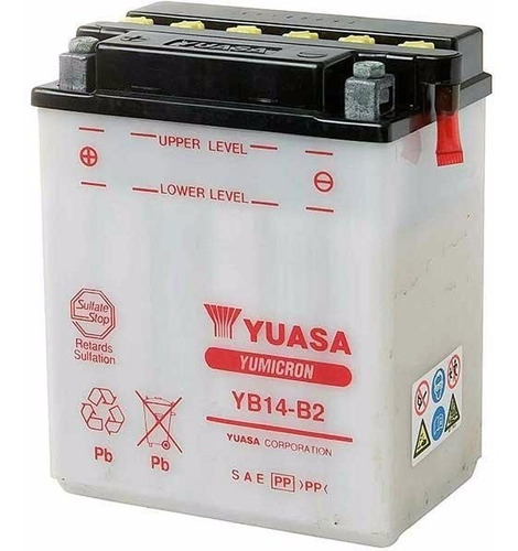 Bateria Yuasa Motos Yb14-b2 Polaris Honda Kawasaki