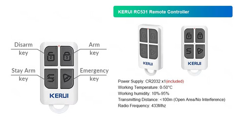 Kit Alarma Kerui W202 Hogar Wifi Gsm Tuya Alexa Google