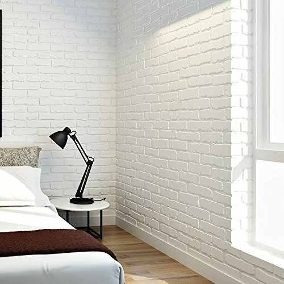 Placas De Yeso Antihumedad Para Pared Simil Ladrillos 60x60