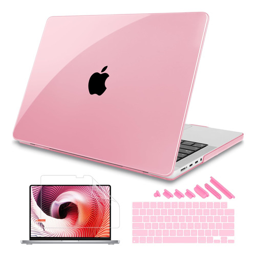 Funda Rígida Tuiklol Para Macbook Pro 16  2485 Crystal Pink