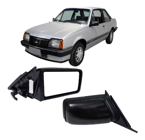 Retrovisor Externo Manual Chevrolet Gm Monza 1991 A 1993