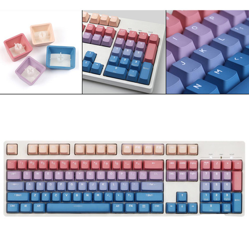 104key Gaming Teclado Mecánico Keycaps Pbt Keycaps