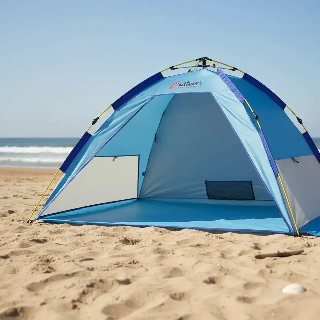 Carpa Playera Autoarmable 2 Personas 210x140 Outdoors 9007 Color Azul