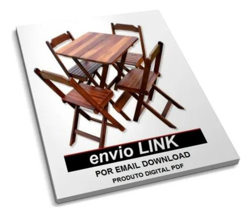 Projeto Mesa E Cadeira Dobrável De Bar De Madeira Em Pdf