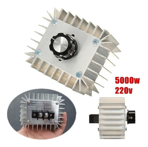 220v Ac 5000w Ajustable Scr Voltaje Regulador Motor Velocida 