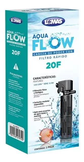 Lomas Aqua Flow 20f Cabeza De Poder C/filtro Rápido 200 Lts