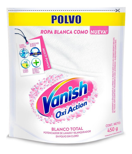 Vanish Oxi Action White Refill 450 Grs